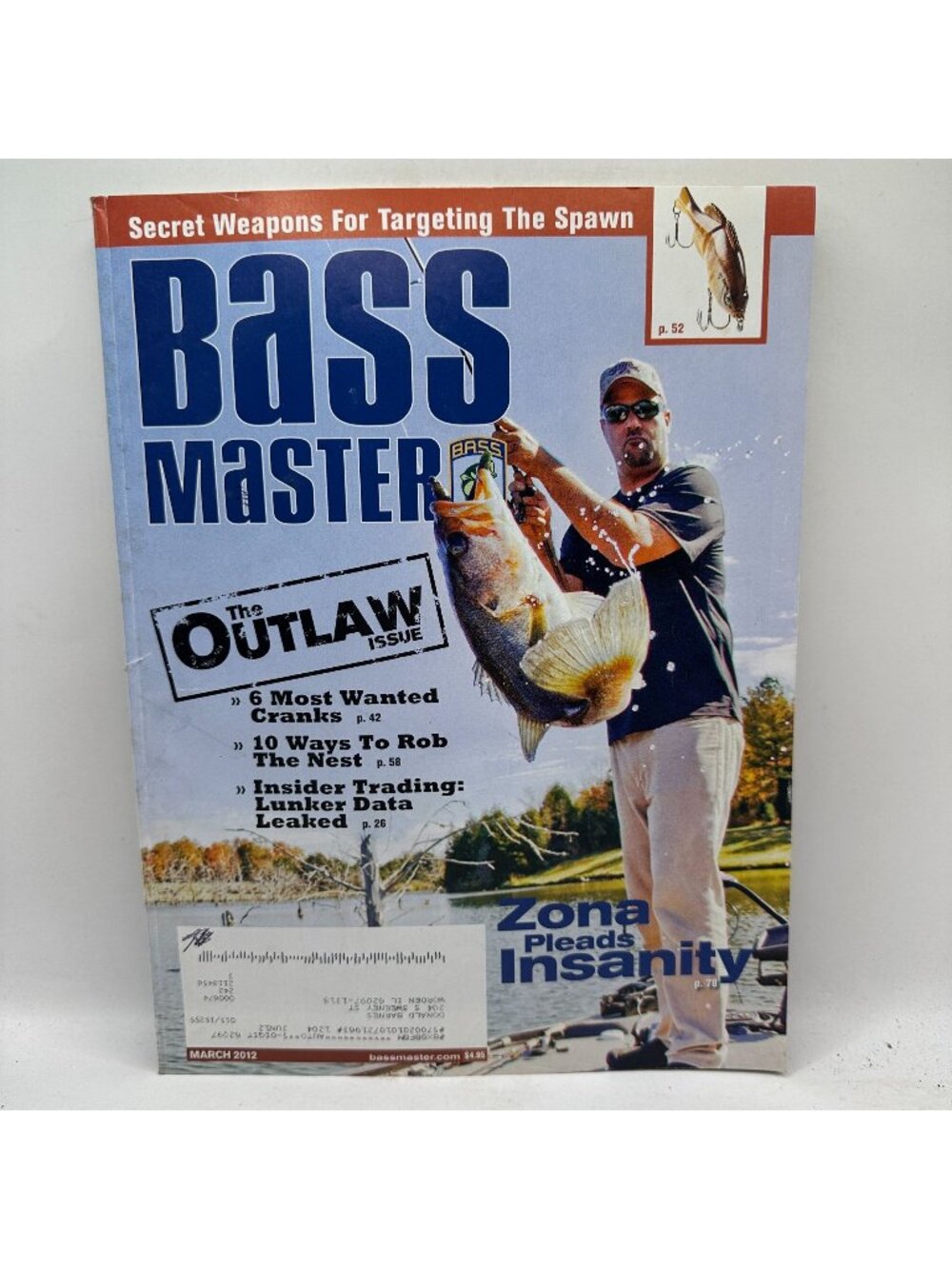 Bassmaster Magazine March 2012 The Outlaw Issue Fishing Tips & Features
